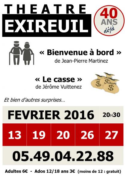2016 : 40 ans de théâtre à Exireuil