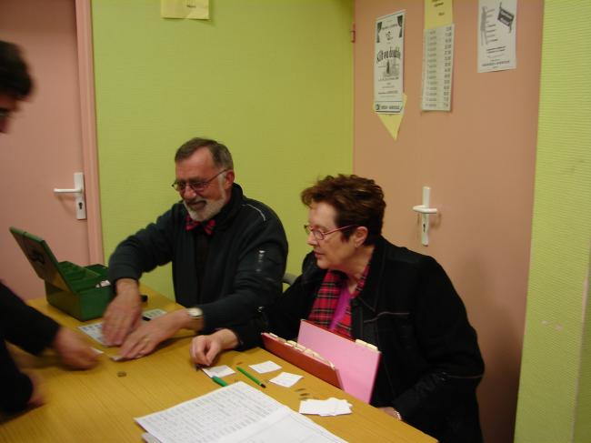 Gilles et Michèle aux entrées
